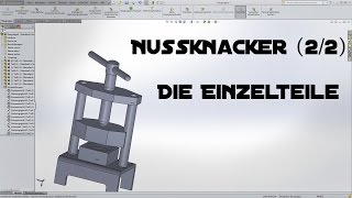 Solidworks Nussknacker Baugruppe22 [upl. by Nunnery]