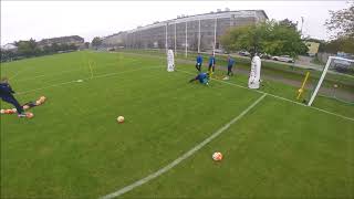 Goalkeeper training U15 session [upl. by Edgard]