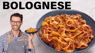 Easy Bolognese Sauce Recipe [upl. by Adnirak809]