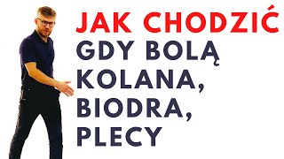 SUPER na BÓL PLECÓW BÓL BIODRA BÓL KOLANA  chodzenie wstecz  dr n med Marcin Wytrążek [upl. by Atnohs]