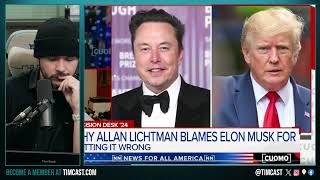 Democrat Professor Has MELTDOWN On LIVE TV Claims Elon STOLE The Election After He Bet Kamala Wins [upl. by Yelram]