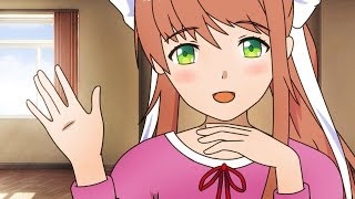 Valentines Day with Monika DDLC Animation [upl. by Luas]