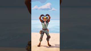 Fennix in love at the beach ☺️💖💕🏝️ furry fortnite fortniteshorts fennix music shorts [upl. by Yrroc]