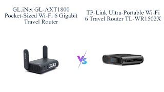 GLiNet GLAXT1800 vs TPLink AX1500 Travel Router 🔥 Comparison amp Review [upl. by Enisaj48]