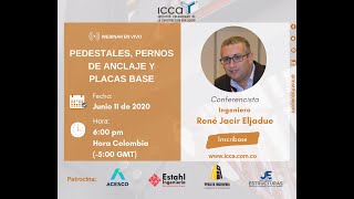 Webinar 004  Pedestales Pernos de Anclaje y Placas Base [upl. by Ecinahc345]