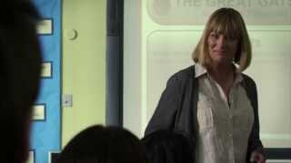 Connor Challenges Christine In Class Waterloo Road [upl. by Aivatnohs]