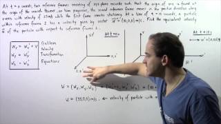 Galilean Velocity Transformation Example [upl. by Adnawak]