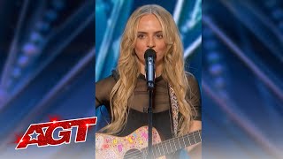 Madilyn Bailey Brings Her Hate Comments Song to AGT  Shorts [upl. by Schumer]