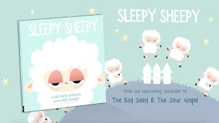 Sleepy Sheepy by Lucy Ruth Cummins amp Pete Oswald  Book Trailer [upl. by Cormick]