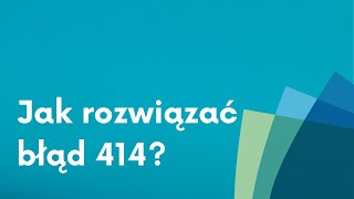 Jak rozwiązać błąd 414 w programie PIT PRO od podatnikinfo [upl. by Keon]