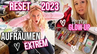 RESET 2023 Zimmer Glow up Teil1 😳 Aufräumen amp Ausmisten MavieNoelle [upl. by Yarahs208]