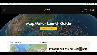 National Geographic Map Maker Tutorial [upl. by Arihas]