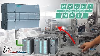 Conexion entre PLC SIEMENS con PROFINET en Estaciones MPS FESTO [upl. by Stutman662]