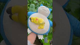 Mochiri Stufftoy Pokemon Sleep Goodnight Snorlax amp Pikachu and Gengar [upl. by Annavoj636]