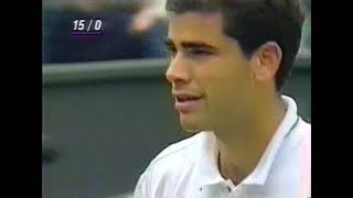 Wimbledon 1996 QF Krajicek vs Sampras [upl. by Harmonia]