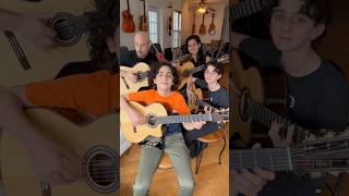 A Mi Manera  Family of Guitar Players playing GIPSY KINGS shorts [upl. by Scheck]