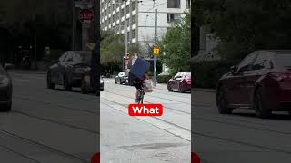 Toronto Bike Chaos Caught on Camera [upl. by Schmitt896]