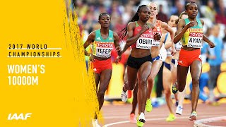 Womens 10000m Final  IAAF World Championships London 2017 [upl. by Grous224]