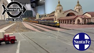 HO Scale ATSF Santa Fe EMD F3 Reefer Train [upl. by Cattier]