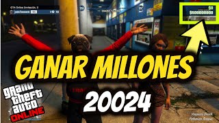 🔥NUEVO TOP 4 MISIONES que MAS DINERO PAGAN en GTA 5 ONLINE 20024  Como GANAR MILLONES GUIA DINERO [upl. by Hildagard]