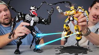 Venom VS Bumblebee – DIY Crafting Challenge ⚔️💥 Transformers Battle Begins [upl. by Itram756]