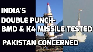 INDIAs DOUBLE PUNCH BMD amp K4 MISSILE TOP 5 FACTS [upl. by Asital]