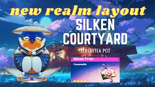 How to get Silken Print  Silken Courtyard Realm I Serenitea Pot  Genshin Impact [upl. by Sharpe628]