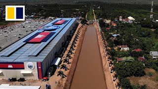 CambodiaVietnam ties strained by new Chinabacked canal [upl. by Anitsyrc]