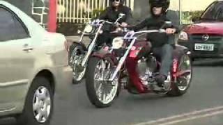 motos chopper TV Globo Auto Esporte [upl. by Lenes]