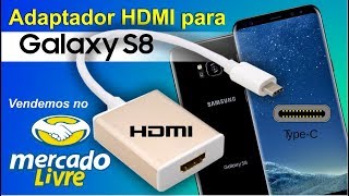 Adaptador Tipo C para HDMI funciona 100 vendo no mercadolivre [upl. by Llain]