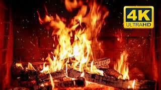 🔥 Cozy Fireplace 4K 12 HOURS Fireplace with Crackling Fire Sounds Crackling Fireplace 4K [upl. by Dorkas]