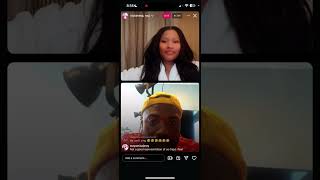 Nicki Minaj vs Rayj Instagram live october 302024 [upl. by Urbanus499]