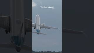 Vertical Takeoff 737max 777x takeoff edit aviation amazing [upl. by Burrus]