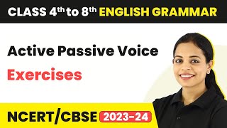 Exercises on Active Passive Voice for Class 7  Active Passive Voice  Class 7 English Grammar [upl. by Ramonda]