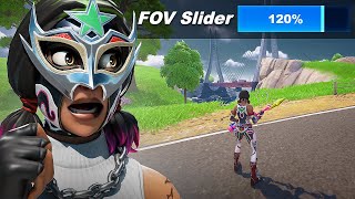 Fortnite added a FOV SLIDER In Chapter 6 [upl. by Inge]