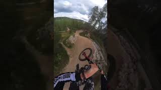 POV BIG jumpline in Trysil Norway 🇳🇴 looseriders mtb gopro pov mountainbike freeride [upl. by Aiyot311]