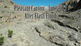 Pleasant Canyon after June 2023 Flash Flood  4K  Full Lower Canyon [upl. by Azer]