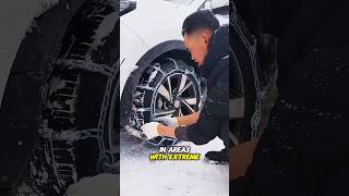 tire chains for snow facts automobile tiktok trending explore [upl. by Pauiie]