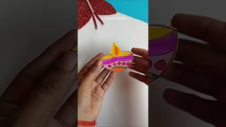 Easy kids craft 😱shorts trending viralvideo youtubeshorts diwali diya ytshorts funny yt [upl. by Shevlo247]