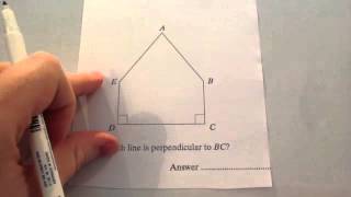 Perpendicular Lines  Corbettmaths [upl. by Jaquiss262]