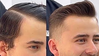 Pasó a paso de corte de pelo a tijera y máquina hombres hairstyle tutorial barber clasicos [upl. by Notsniw]