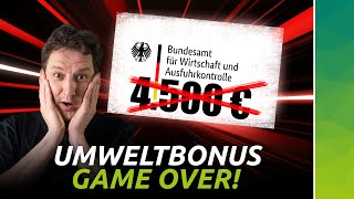 Achtung Nur noch wenige Tage BafaUmweltbonus ⚠️ 4500€ in Gefahr [upl. by Henigman213]