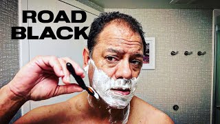 Gillettes Fusion 5 Black — travel razor road test shave amp review — average guy tested approved [upl. by Oremar]