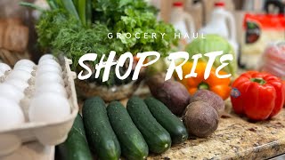 Shop Rite Grocery Haul A Peek Inside My Cart [upl. by Anallese48]