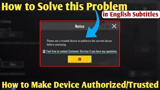 How to solve Please use a trusted device to authorized current device  how to make authorized phone [upl. by Elehcin453]