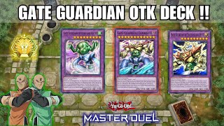 Best Gate Guardian Deck OTK  Crushing META  YuGiOh Master Duel [upl. by Florri]