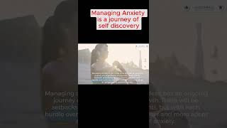 Anxiety managing is a journey anxiety mentalhealth shorts dealwithit weakness EkKarmaDotCom [upl. by Nahtannhoj494]