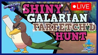 LIVE FOUND SHINY GALARIAN FARFETCHD HUNT pokemon pokemonsword shinyhunting livestream [upl. by Mooney]