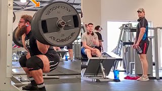 Professional Powerlifter Trolling Gym Goers [upl. by Neenej]