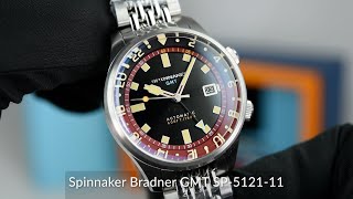 Spinnaker Bradner GMT SP512111 [upl. by Ahsinelg]